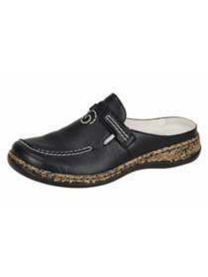 Pantolette in schwarz