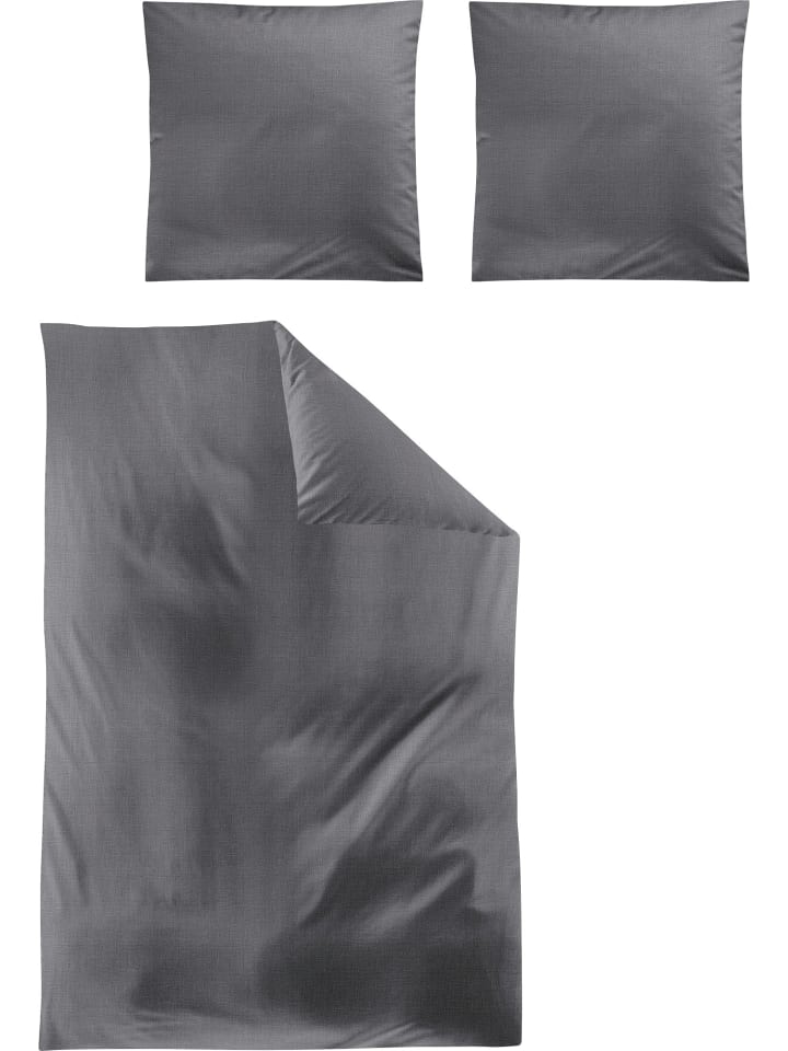TENCEL™ Bettwäsche in dunkelgrau
