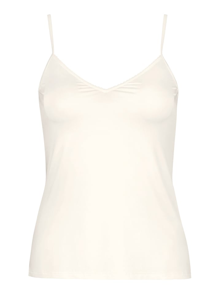 Spaghettitop Satin Deluxe in off white