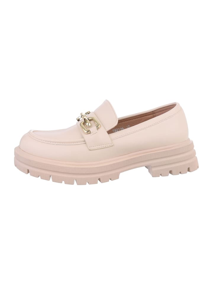 Halbschuh in Beige