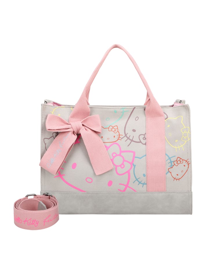 Tasche Hello Kitty fritzi Tote Bag Canvas Limited Outline in Pale Cat