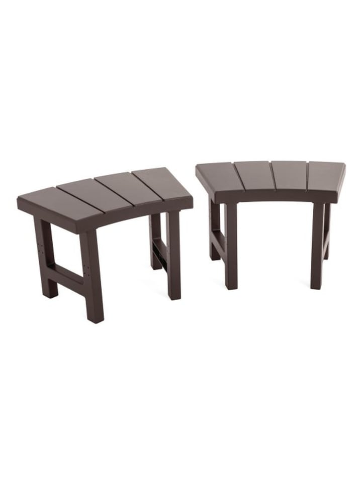 Sitzbänke Set PureSPA 42x37x62cm in braun