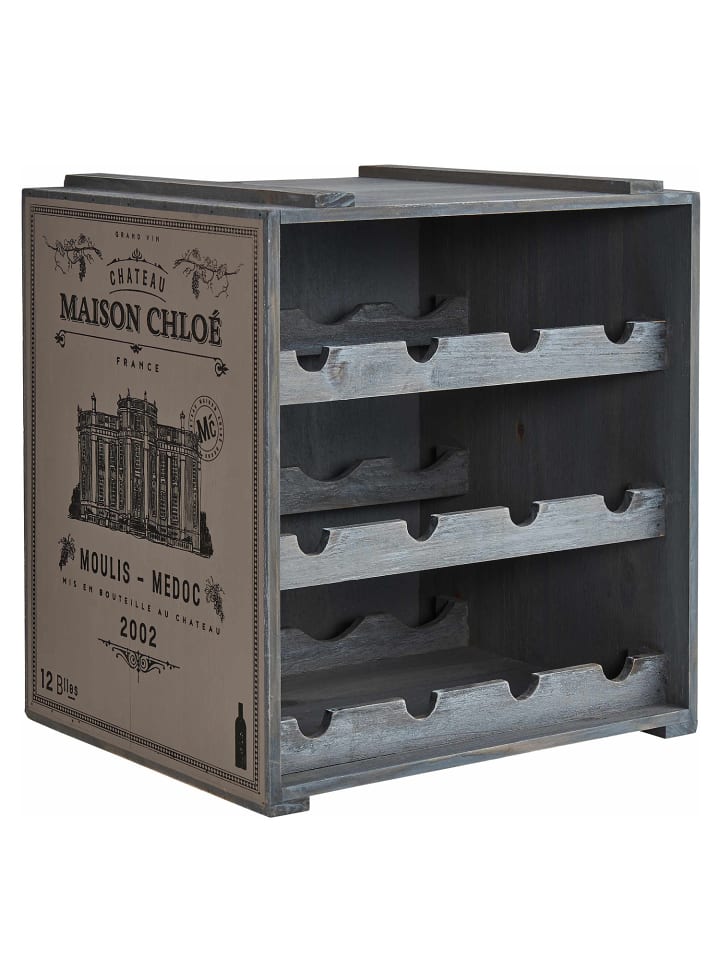 Butlers Weinregal VINOTHEK in Taupe