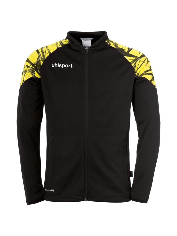 Trainingsjacke GOAL 25 POLY JACKE in schwarz/limonengelb
