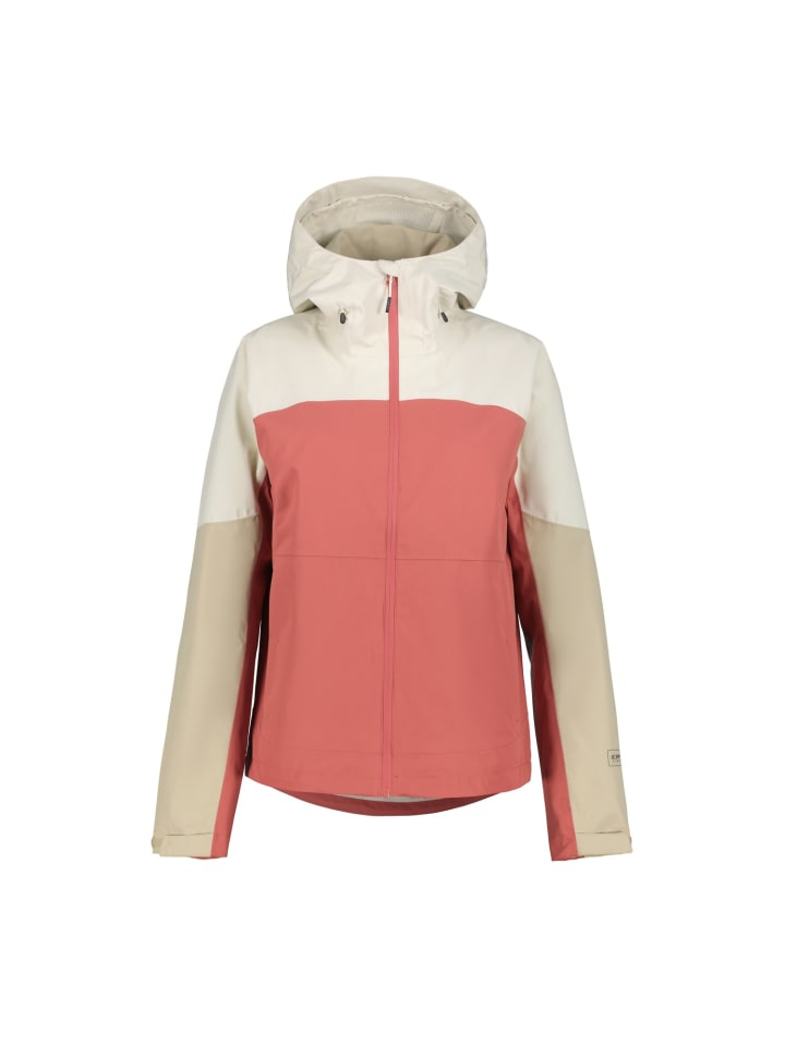Wanderjacke Bandera mit Kapuze in rosa