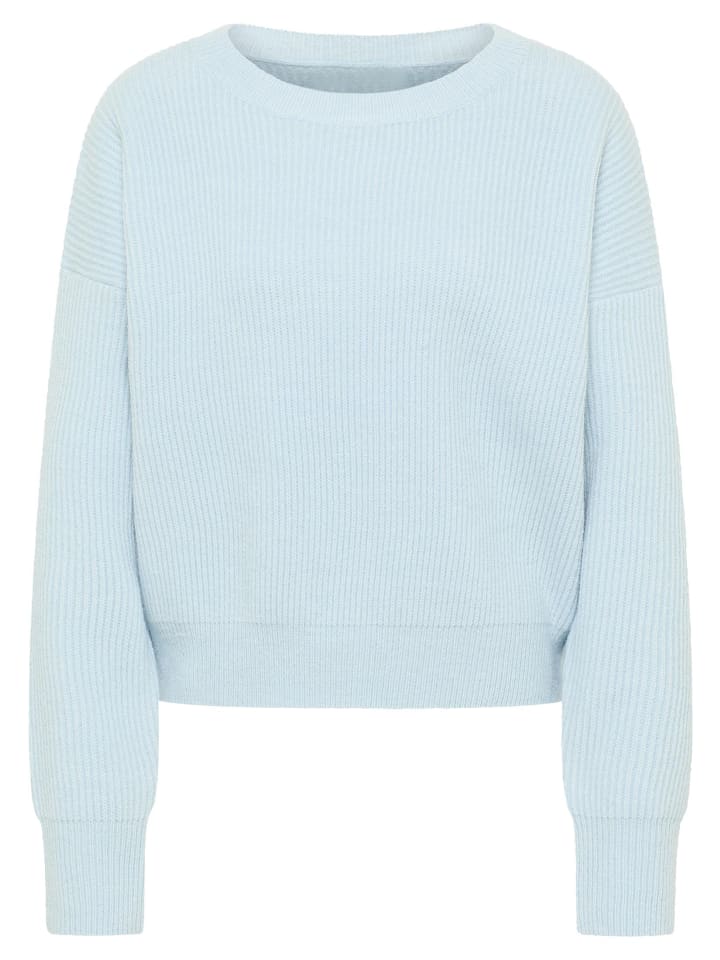 Women Strick Pullover in Hellblau