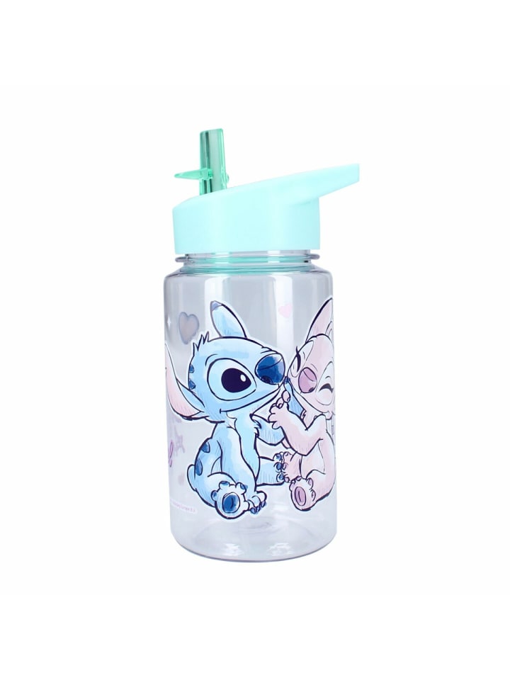 Lilo & Stitch Kinder Wasserflasche Trinkflasche 450 ml in Blau