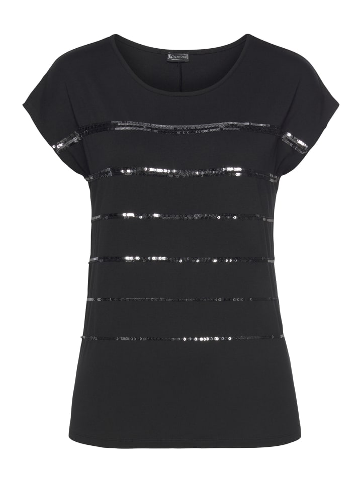 T-Shirt in schwarz