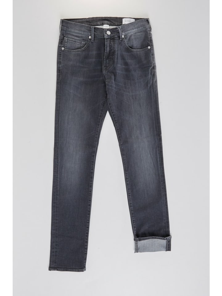 Slim Fit Jeans für Herren in uni