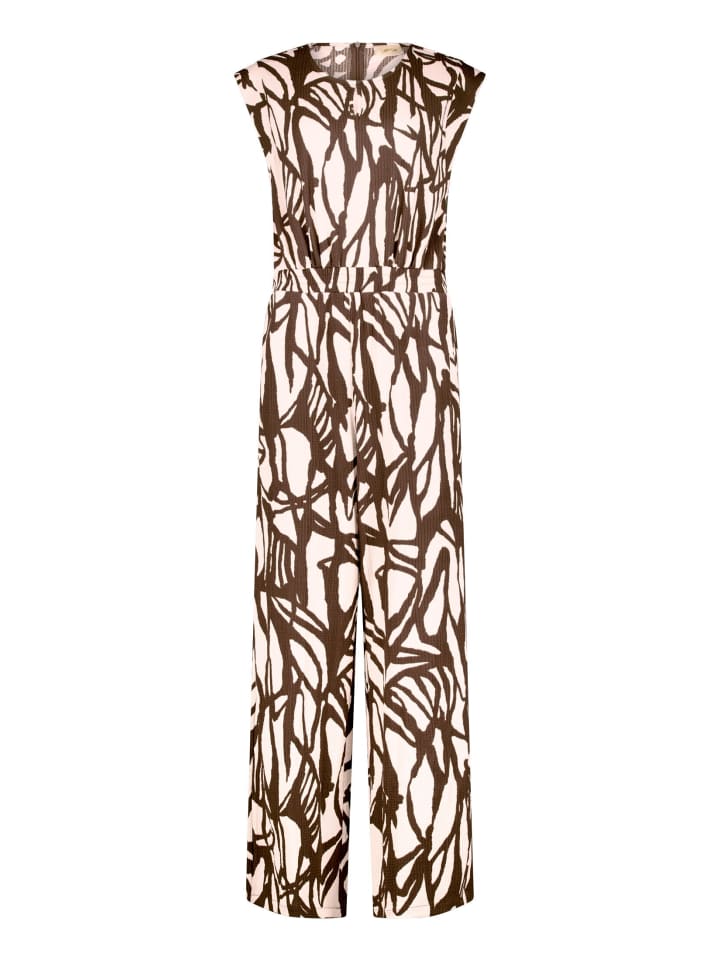 Jumpsuit mit Muster in Nature/Brown