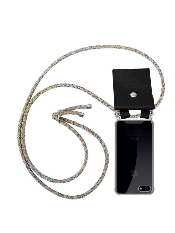 Handykette für Apple iPhone 7 / 7S / 8 / SE 2020 Hülle in RAINBOW