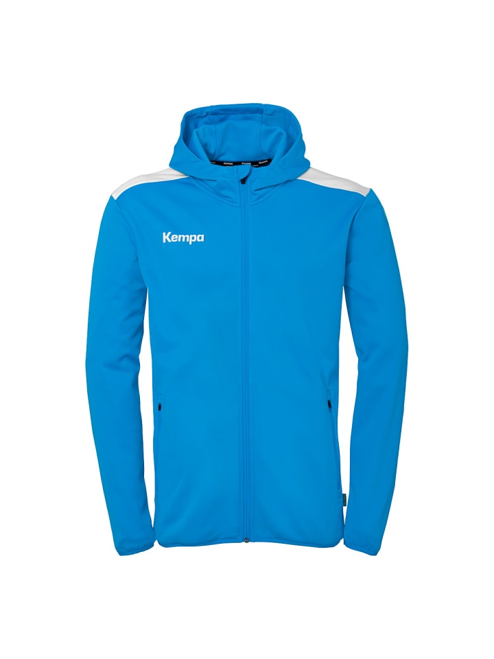 Kapuzenjacke Emotion 27 in kempablau/weiß