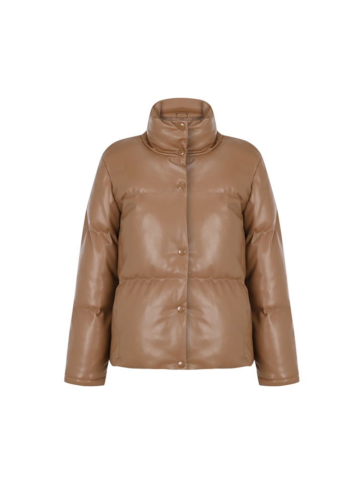 Kunstlederjacke Olena in Nude