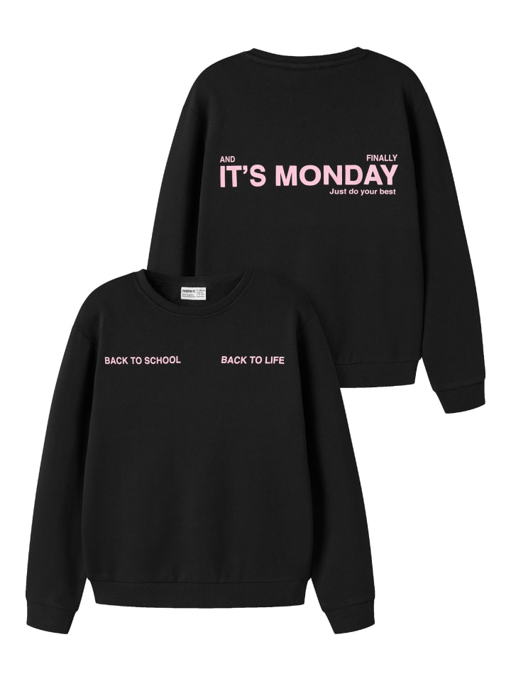 Sweatshirt in Black1