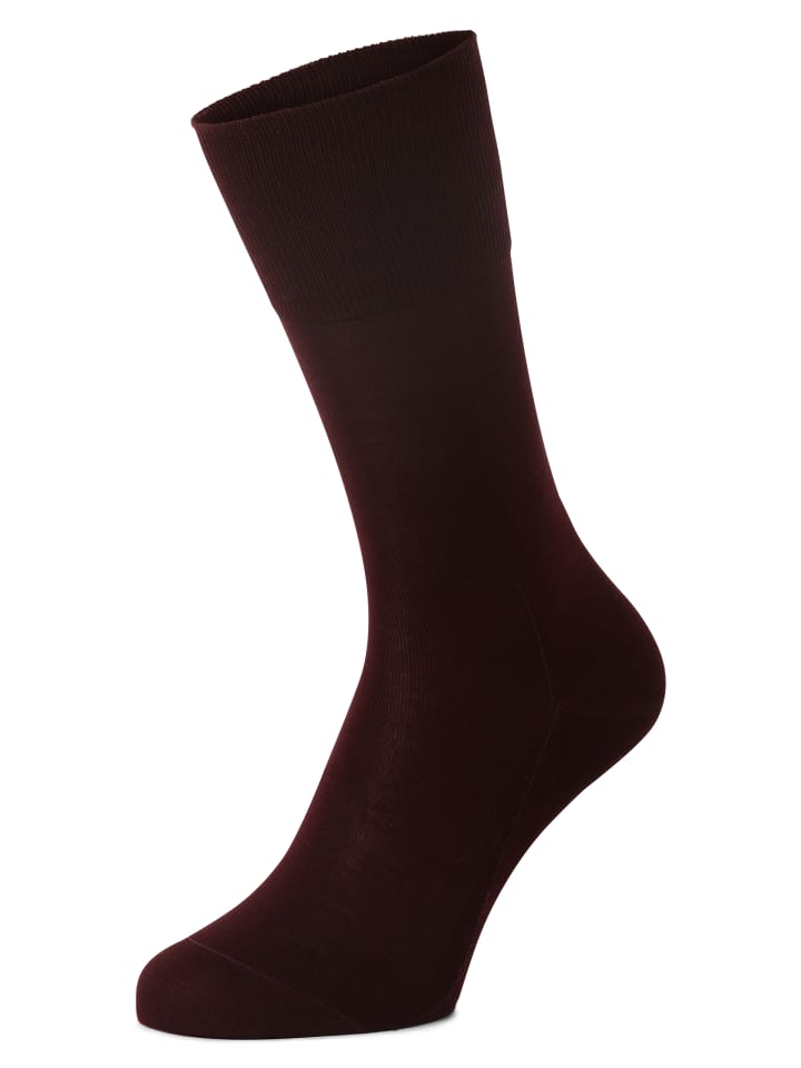Socken in bordeaux - 0001