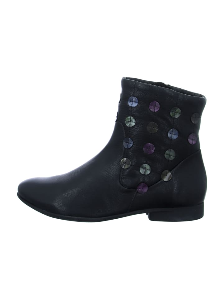 Komfort Stiefeletten in Schwarz