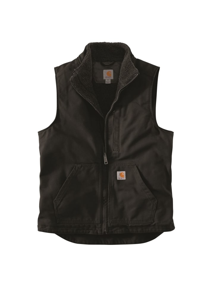 Weste "Lined Mock 104277" in Schwarz