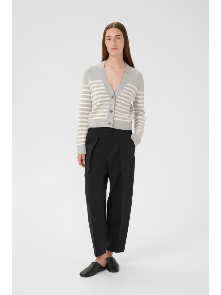 Strickjacke WallisIW Classic fit in Granite Melange Stripe