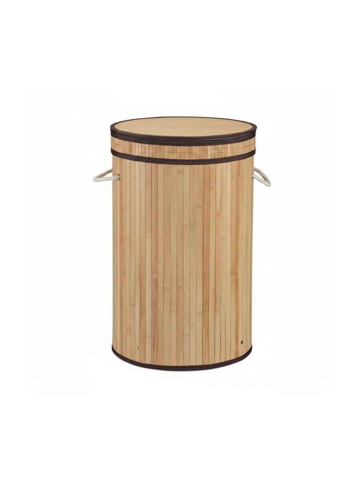 3 x Wäschekorb in Natur - (H)63 x Ø40 cm