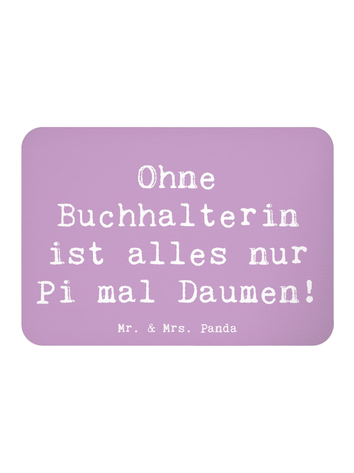 Magnet Spruch Buchhalterin Liebe mit Spruch in Lavendeltraum