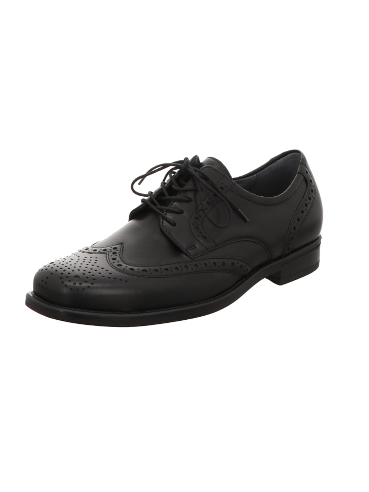 Schnürschuh in schwarz