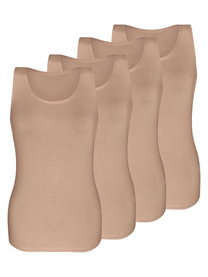 4er Sparpack Top in skin skin
