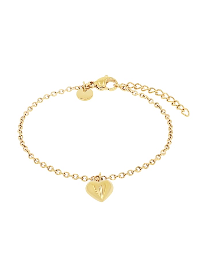 Armband Edelstahl, IP Gold in Gold
