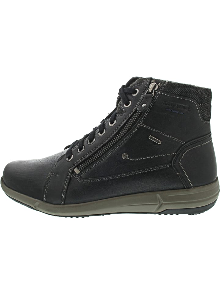 Enrico 55 Schnürstiefel Schwarz