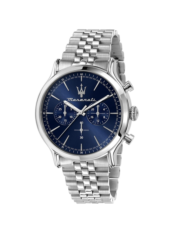 Chronograph für Herren in silber