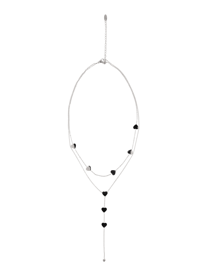 Women Lariat Necklace Necklace in Silver