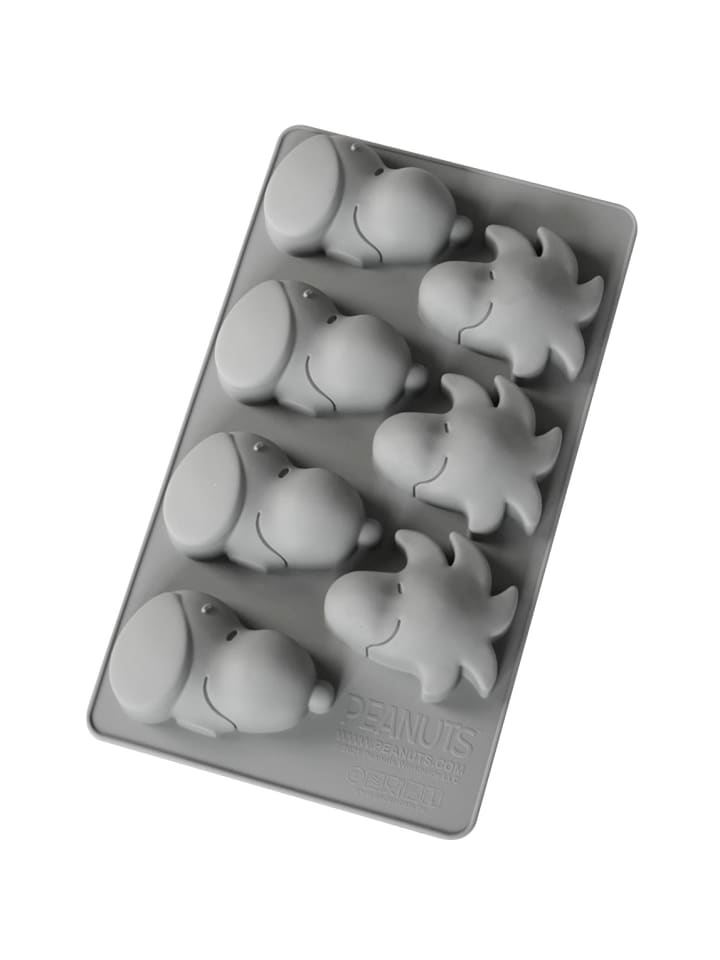 Muffinbackform Snoopy & Woodstock grau in Grau - 28,7x16,5x3