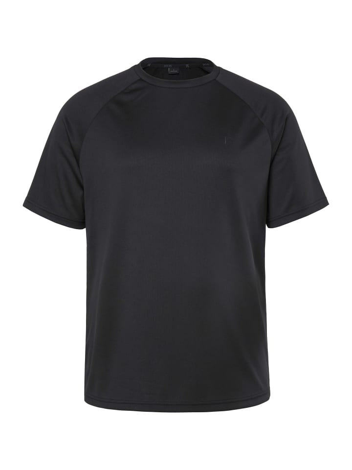 Kurzarm T-Shirt in schwarz