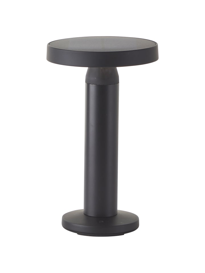 LED Außentischleuchte, Solar, 22 cm, 220 lm, 4000 K, Metall, schwarz