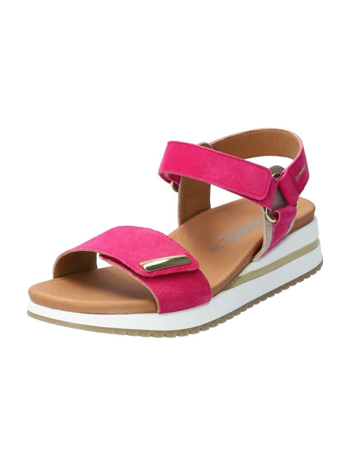 Keilsandaletten in Pink