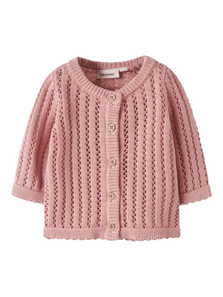 Strickjacke in Misty Rose