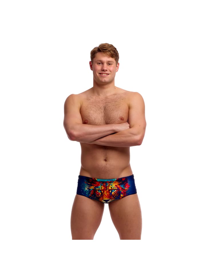 Badehose Sidewinder Trunk Meow Baby in bunt