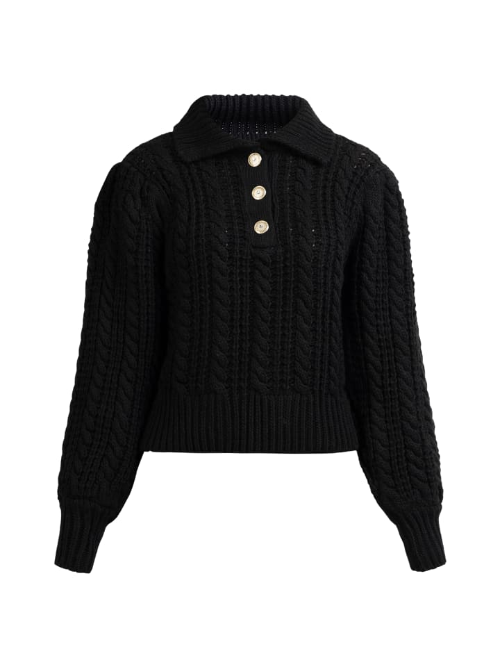 Damen Strick Pullover in SCHWARZ