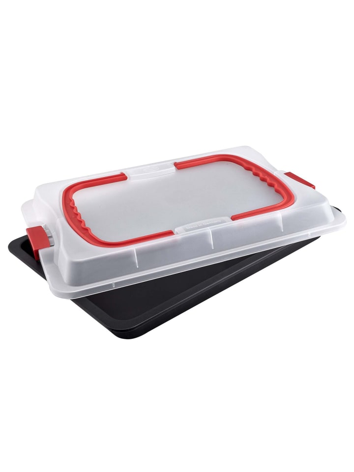 Backblech mit Transporthaube BAKE & GO