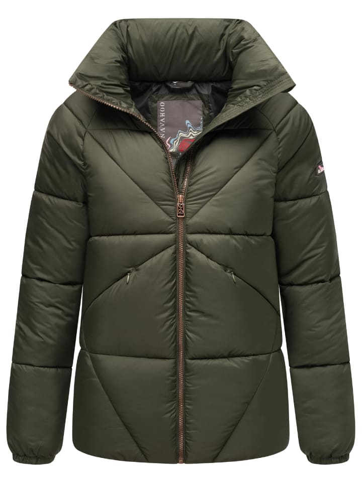 Steppjacke Schokolinaa 14 in Olive