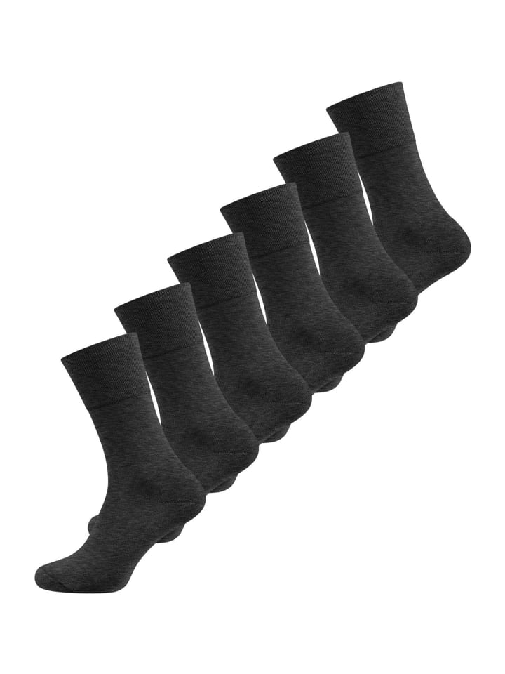 Freizeitsocken Baumwolle Aktiv Sport und Freizeit in anthrazitmelange
