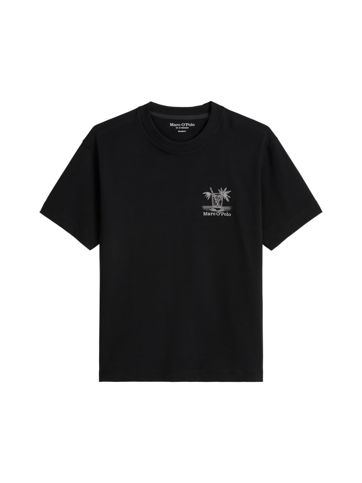 T-Shirt loose in Schwarz