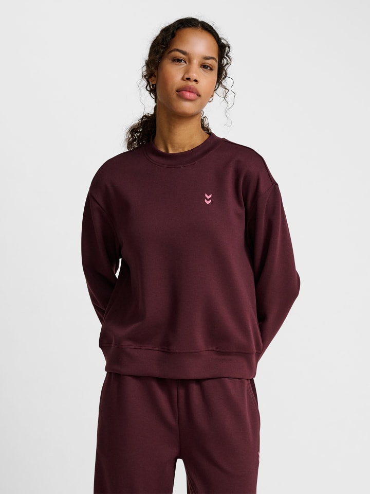 Sweatshirt Hmlyoga Damen in FUDGE