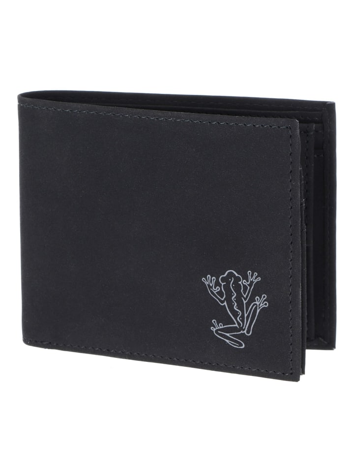 New Cryptan Geldbörse RFID Schutz 12 cm schwarz-frog 2.0grey