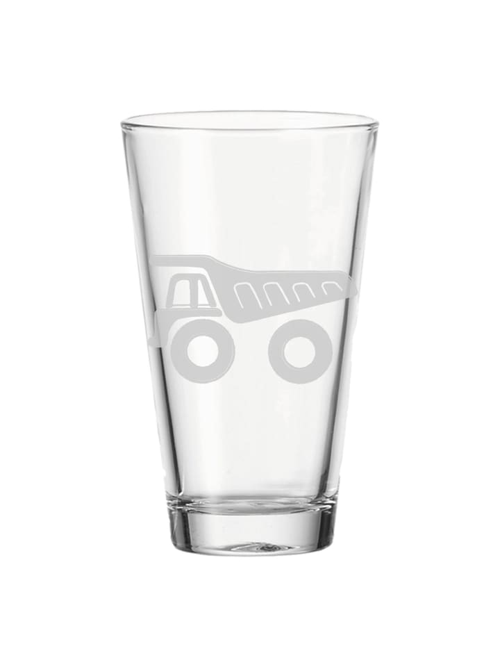 Kinderbecher Kipper in 300 ml in transparent