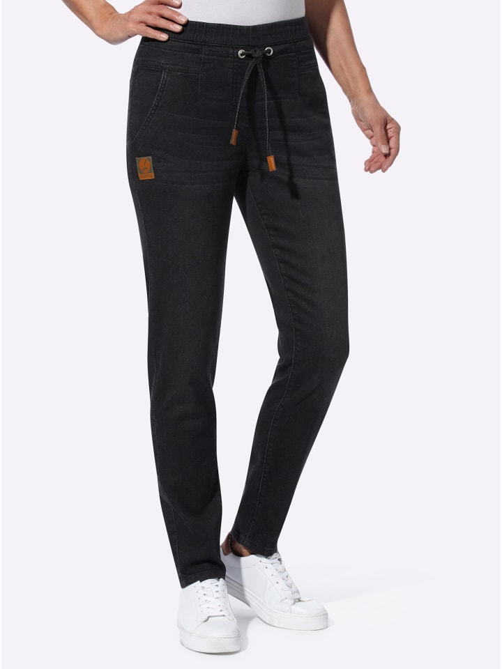 Jeans in black-denim