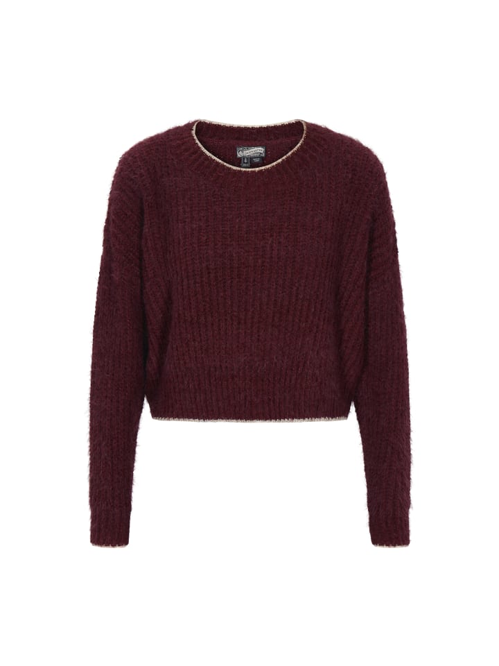 Women Sweater in burgundy