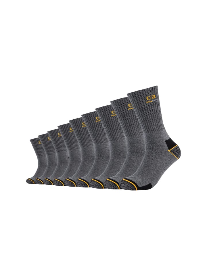 Baumwolle Unisex-Work-Socken 9 Paar schwarz
