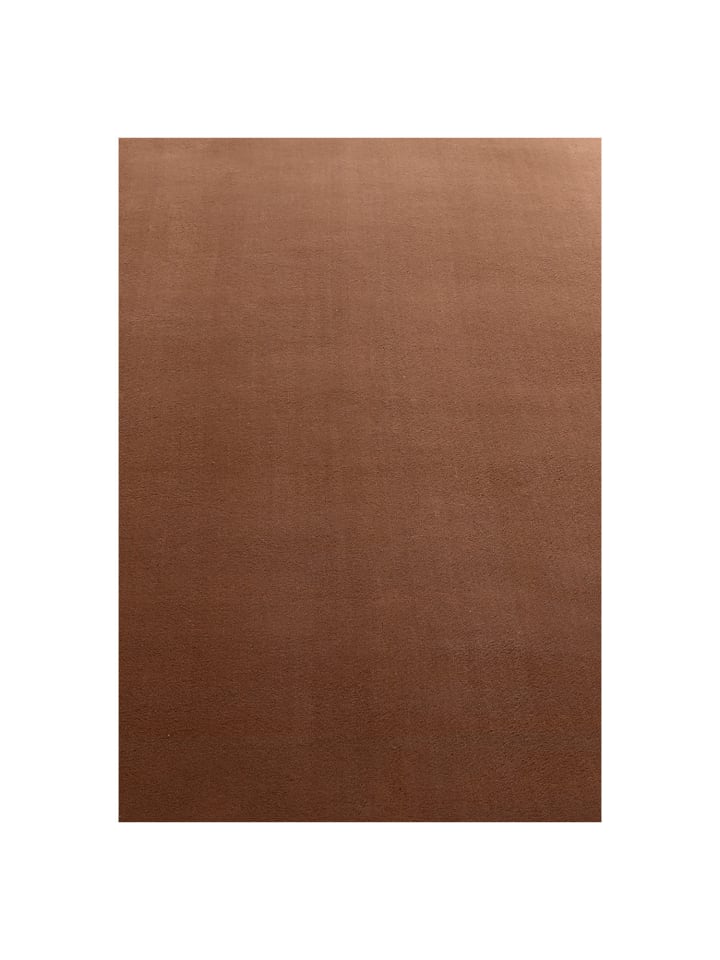 Kurzflor Teppich Silvia in Braun