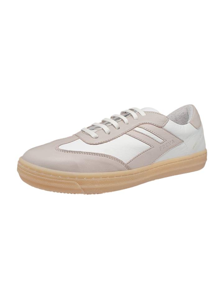 Sportliche Schnürschuhe in Beige