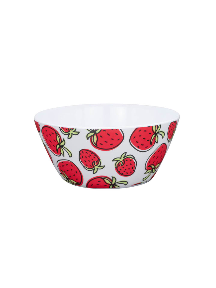 Müslischale Erdbeeren in Rot - 700 ml